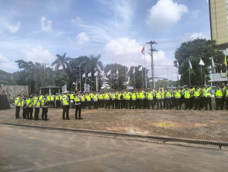 Kapolres Banyuasin Pimpin Apel Pengamanan Jalur Kunjungan Kerja Presiden