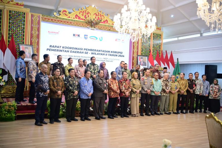 Pj. Bupati Banyuasin Hadiri Rakor Pemberantasan Korupsi Pemda Se-Wilayah II Tahun 2024