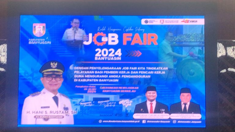 Pemkab Banyuasin Gelar Job Fair, Buka 1000 Loker