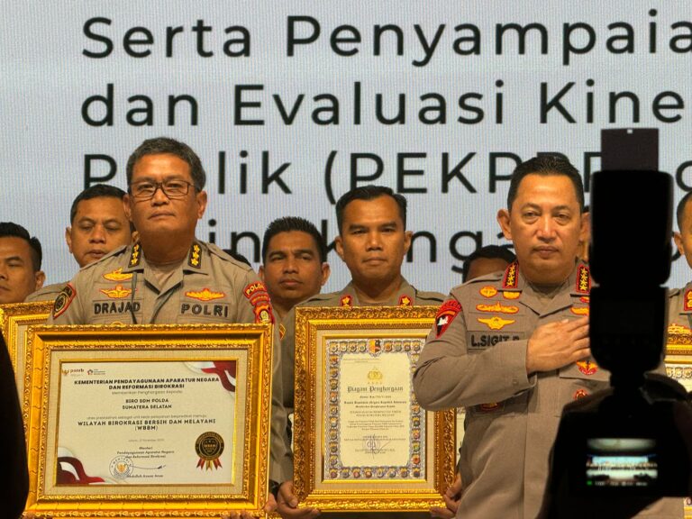 Polres Banyuasin Meraih Predikat Pelayanan Publik yang Prima Dari Kapolri