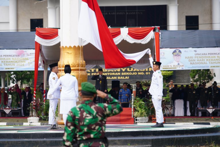 Pemkab Banyuasin Gelar Upacara, Pj Bupati Hani S Rustam Sebut Penguasaan Teknologi Modal Penting Untuk Wujudkan Indonesia Emas 2045