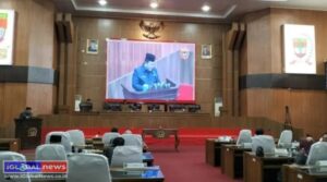 DPRD Musi Rawas Rapat Paripurna Penetapan Keputusan LKPJ Bupati Musi Rawas Tahun 2023