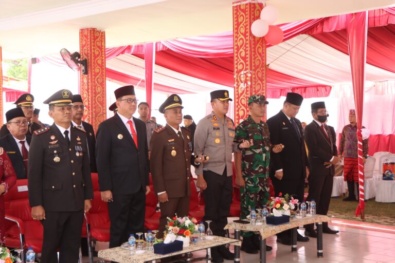 Kapolres Banyuasin Turut Hadir Dalam Upacara Pemberian Remisi Kepada WBP di Lapas Kelas IIA Banyuasin