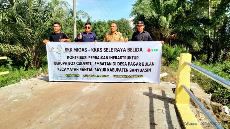 Untuk Kepentingan Umum,SKK Migas – KKKS Sele Raya Belida Kembali Berkontribusi Kepada Masyarakat Desa Pagar Bulan