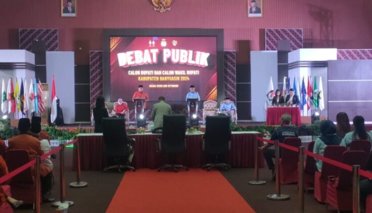 KPU Gelar Debat Perdana Paslon Bupati dan Wakil Bupati Banyuasin