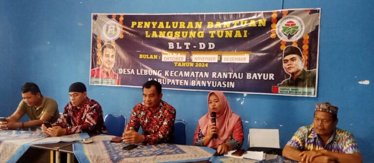 138 KPM Desa Lebung Terima Bantuan Langsung Tunai Tahap Akhir 2024