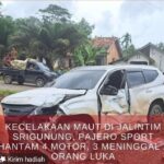 Kecelakan Maut Pajero Sport Putih di Jalintim Akibatkan 3 Orang Meninggal Adalah Warga Desa Tebing Abang